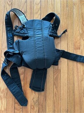 BabyBjorn Black Infant Front Carrier - Padded Support